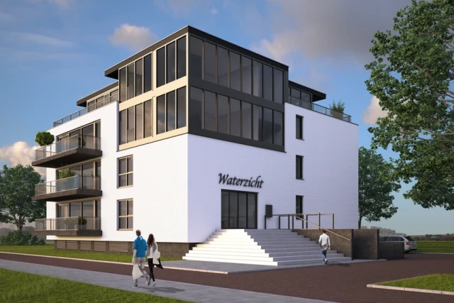 Waterzicht Goes luxe appartementen door Blouberg Projectontwikkeling met uitzicht